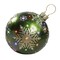 Northlight LED Lighted Commercial Grade Christmas Ball Ornament Decoration with Snowflakes - 18" - Green